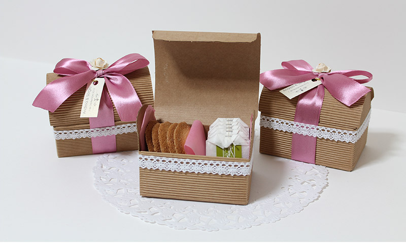 Detalles para regalar en la boda. Infusiones + pastitas.